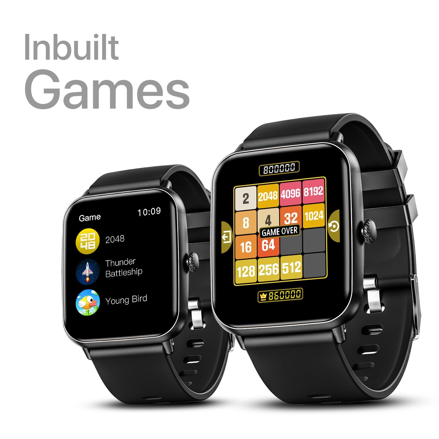 Fire-Boltt Ninja Call Pro Bluetooth Calling Smart Watch, 1.69″ HD Display,Dual Chip,AI Voice Assistant, 120+ Sports Modes, SpO2 & Heart Rate Monitor, Fitness Tracker Smartwatch for Men & Women - Black - Image 3