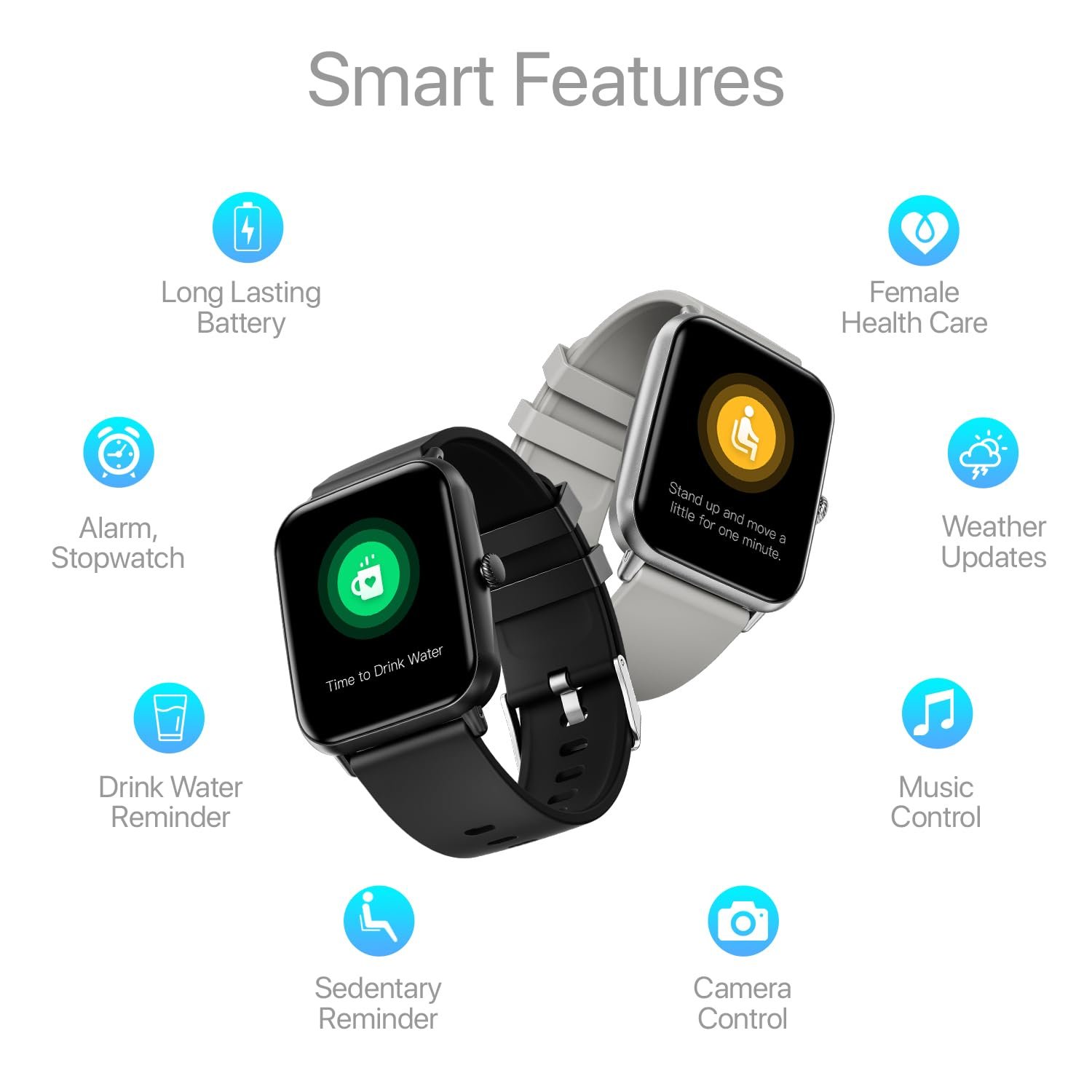 Fire-Boltt Ninja Call Pro Bluetooth Calling Smart Watch, 1.69″ HD Display,Dual Chip,AI Voice Assistant, 120+ Sports Modes, SpO2 & Heart Rate Monitor, Fitness Tracker Smartwatch for Men & Women - Black - Image 7