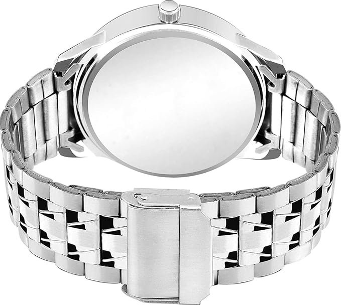 Men's Business Casual Analog Watch with Roman Numerals and Durable Steel Strap - Image 2