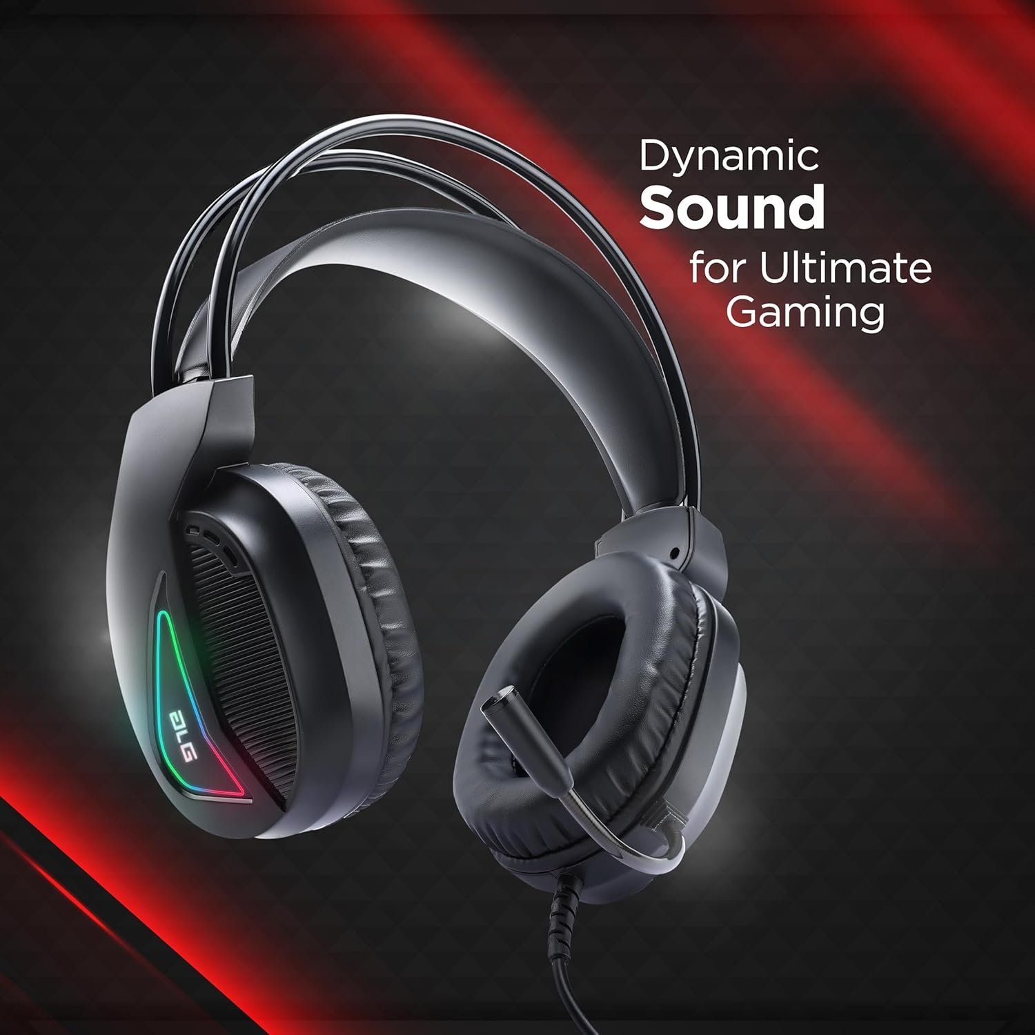 Acer 4 in 1 Wired Gaming Combo, 7 Color LED Backlit Keyboard, RGB Mouse (800/1600/2400/3200 DPI), Premium Gaming Headset (50mm Driver, 120dB) with Mixed Light Effect, Fabric Weave Mousepad (Black) - Image 11